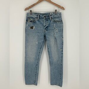 Todd Snyder Slim Fit Selvedge Jean Mens 31x30 Destroyed Broome Wash Button Fly